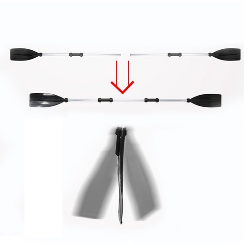 2pcs lightweight kayak paddle - lightweight,