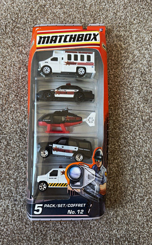 Matchbox police pack set no - police, 5-pack/set