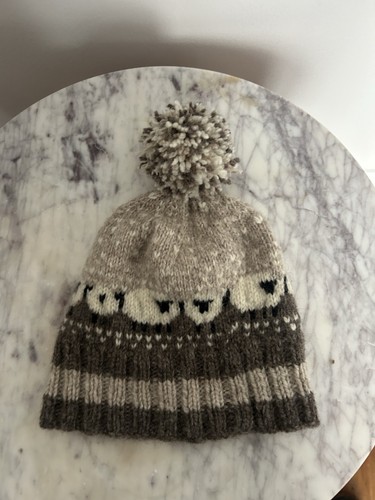 Brown hand knitted - knitted, sheep