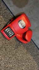 Red laced Cleto Reyes boxing gloves 14oz