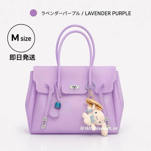 Purple pvc jelly - purple, tote