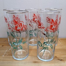50s 60s Vintage Rose Glasses