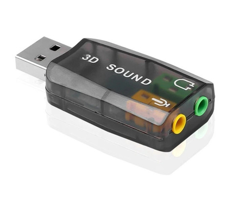 Usb 5mm audio adapter - adapter, mic