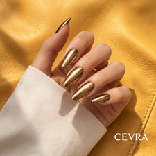 Gold Chrome Press On Nails