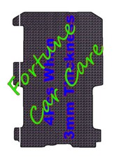 FOR VAUXHALL VIVARO SWB 2001-13 PLYWOOD FLOOR + BOXED ARCHES TAILORED RUBBER MAT