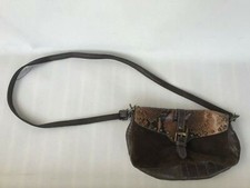 Midas brown Genuine Snakeskin