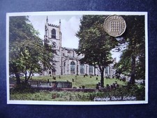 Liversedge Church Exterior Yorkshire Postcard