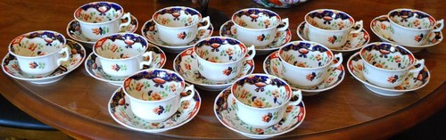Antique set derby style - set,