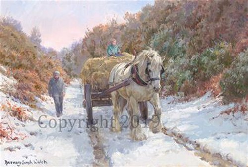 Heavy horse and - heavy, cart