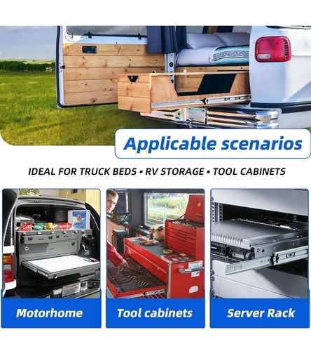 Heavy duty drawer slides - drawer, 12