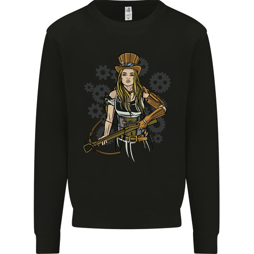 Steampunk woman with a - woman,