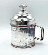 RARE OLD SHEFFIELD PLATE FLOUR MEASURE MAKER PICARD & Co LONDON