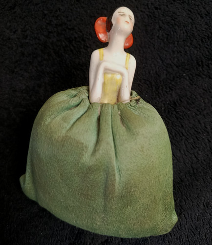 Antique porcelain boudoir doll - antique,