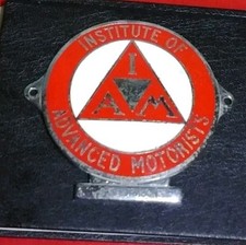 institute of advanced motorists badge Classic car