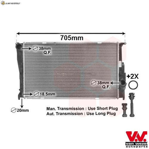 Radiator engine cooling - radiator,