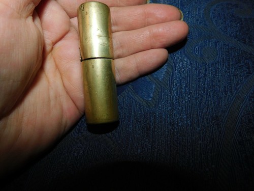 Vintage brass trench art - trench,