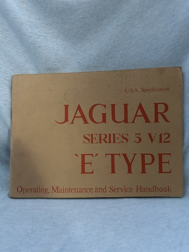 1972 jaguar series - series, 'e'