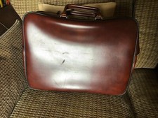 Antler Men’s Vintage Brown Faux Leather Travel/Briefcase GC