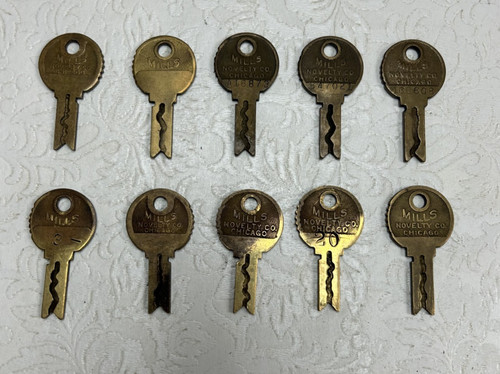 Mills slot machine keys - mills,