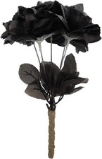 Halloween Gothic Black Rose
