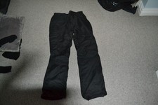 Crane Sports Thinsulate Ski Snow Pants Black Size M 40 cms  Waterproof Insulated