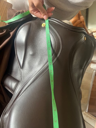 Black country saddle - black, 17”