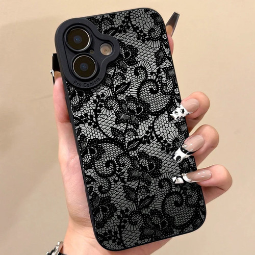 Lace floral phone case for - lace,