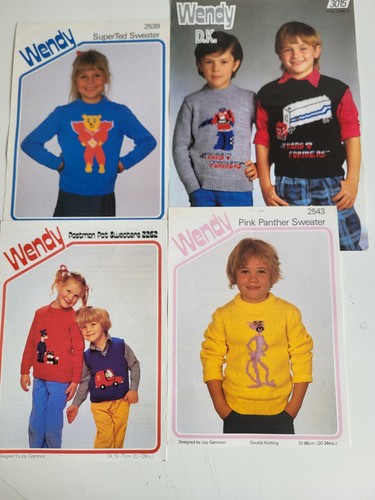 Vtg kids character patterns - 4,