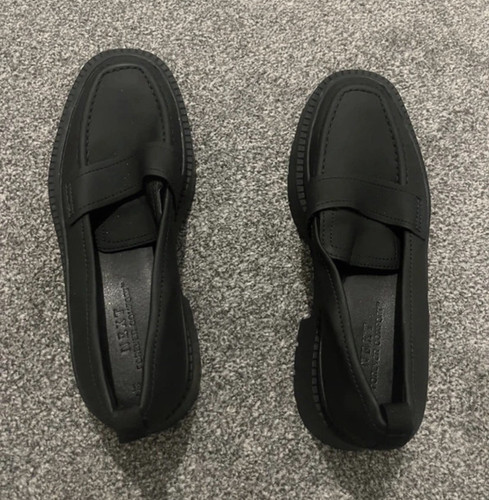 Next men black leather - men's,
