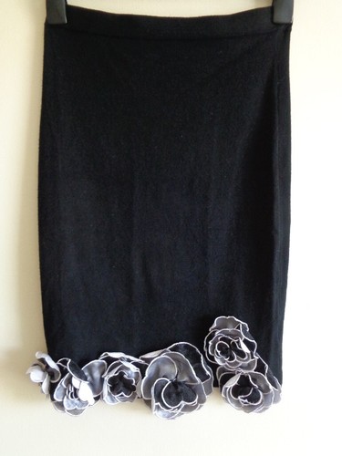 Leo guy black knitted - black, skirt