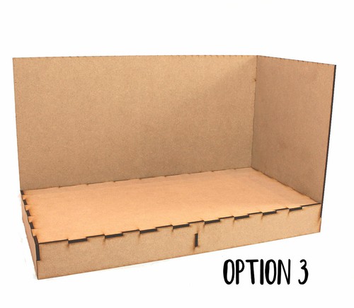 Model display box - model, baseboard