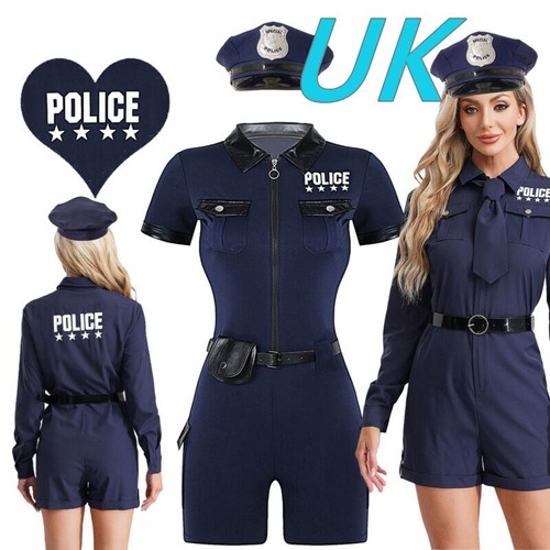 Women police officer costume - police,