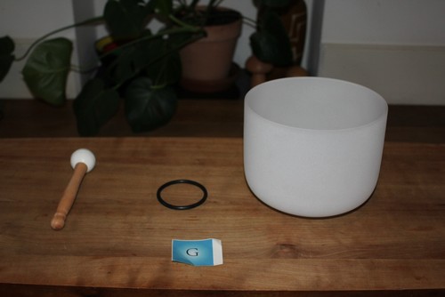 Crystal singing bowl - crystal,