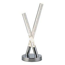 Modern Chrome 38cm LED Bubble Table Lamp Bedside Light Home Lighting