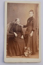CDV OF TWO VICTORIAN LADIES