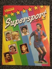 Panini Supersport 1987 Sticker Album 25/221 Stickers VGC