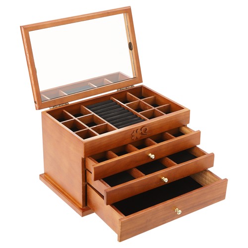 Layers drawer wooden jewelry - drawer,