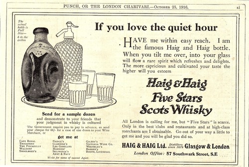 Ww1 advert haig stars - advert, stars'