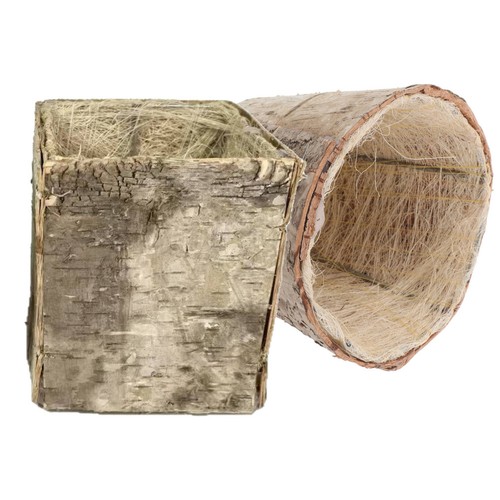 2pcs wooden flower pot - 2pcs,