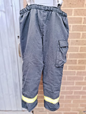 Cosalt Bally Clare Firefighting Trousers Blue With Yellow Strips small regular