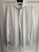 Canali mens shirt white neck