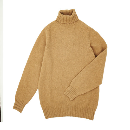 Classic shetland roll neck - classic,