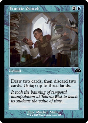 Frantic search - (retro, frame)