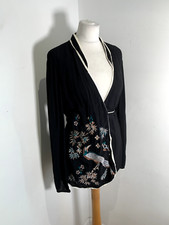 PLUMO Studio black wrap top S