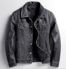 Men's Distressed Black Vintage
