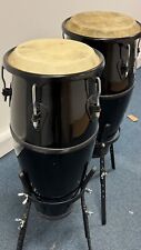 Pearl Congas - Set of 2 Primero Series Black with  stand