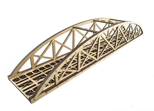 Single track detail - hi-detail, mdf