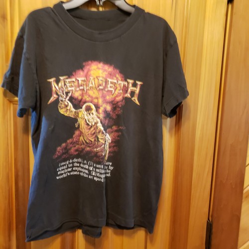 Vintage megadeth 1987 black - megadeth,