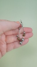 Hand made sterling and brass