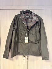 Barbour Utility Sapper Wax Jacket Charcoal Large 